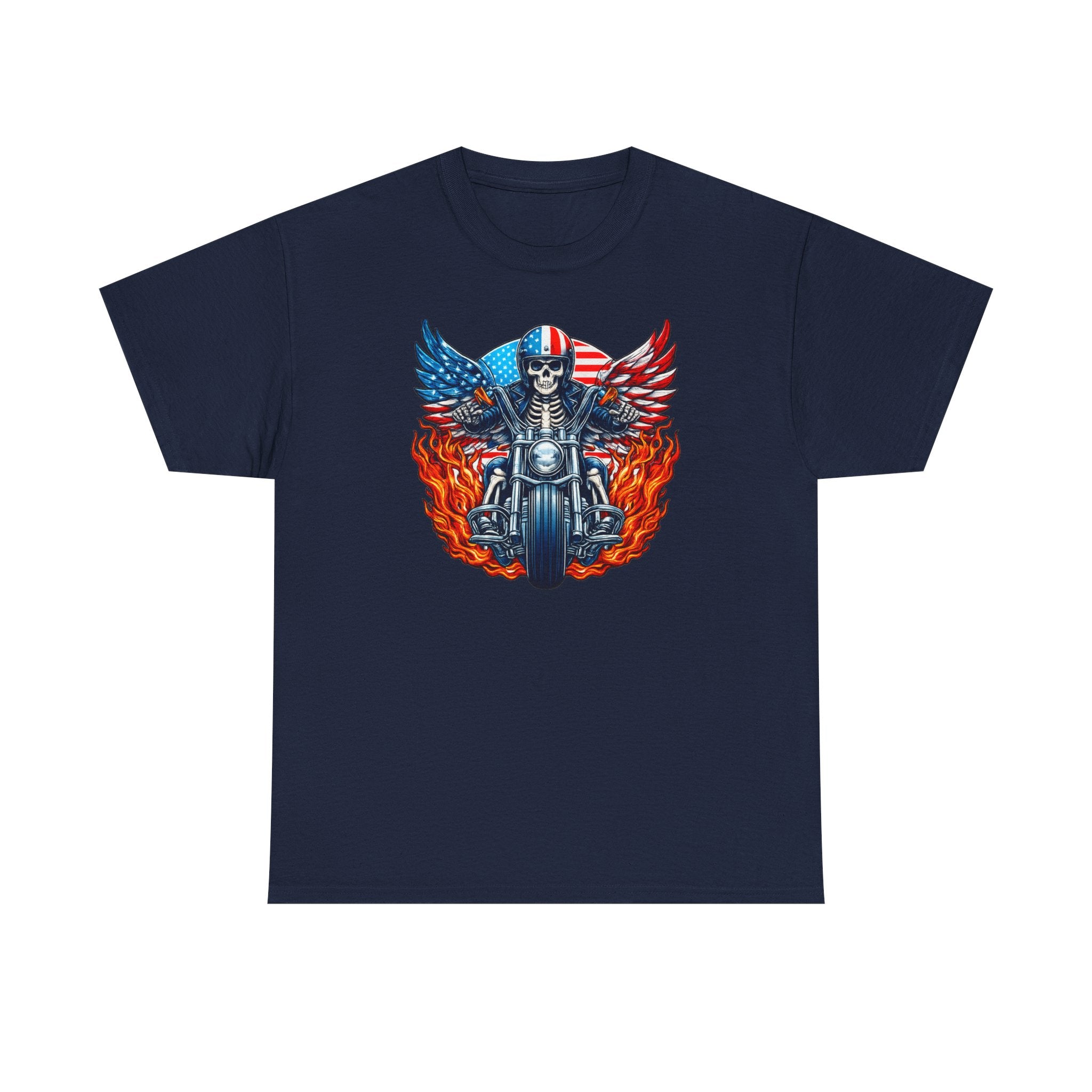 Biker Skull Motorcycle Tee — Sons of Tradition Archangels Chapter Graphic Shirt