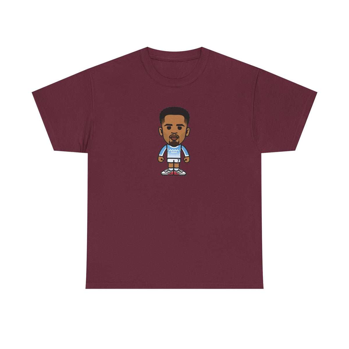 Iliman Ndiaye Manchester City Cartoon Cotton T-Shirt