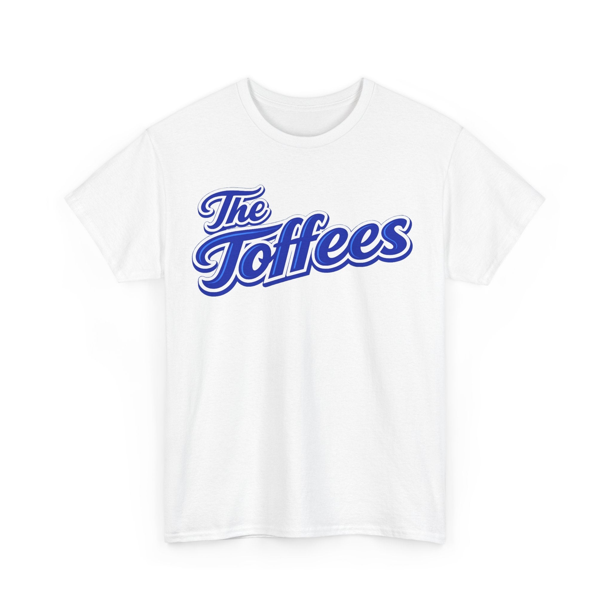 The Toffees Script Tee — Vintage Blue Logo T-Shirt