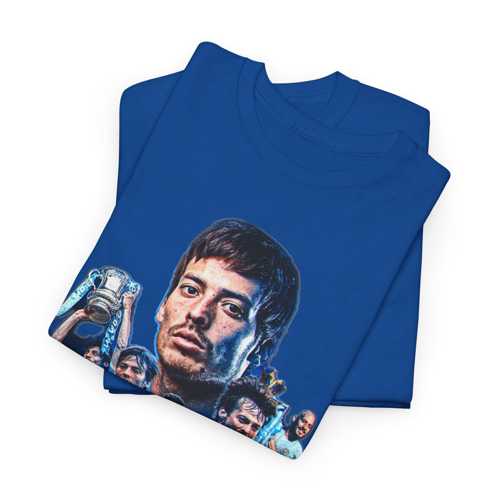 David Silva Manchester City Soccer Tee — Classic Player Portrait Football Shirt