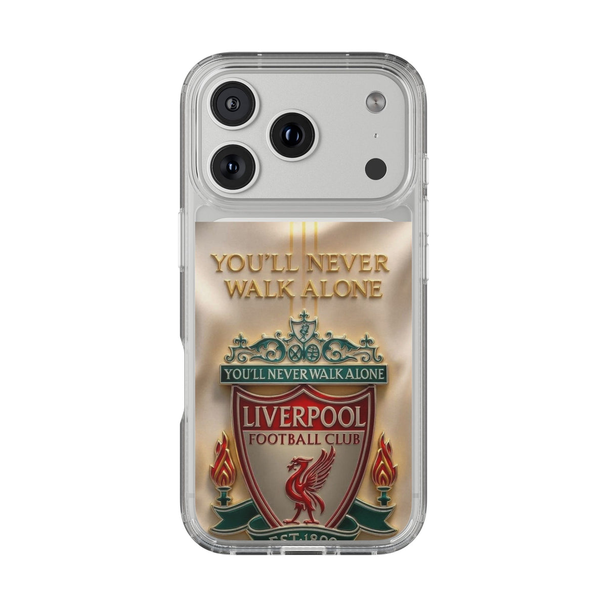 Liverpool FC 'You'll Never Walk Alone' Clear Phone Case