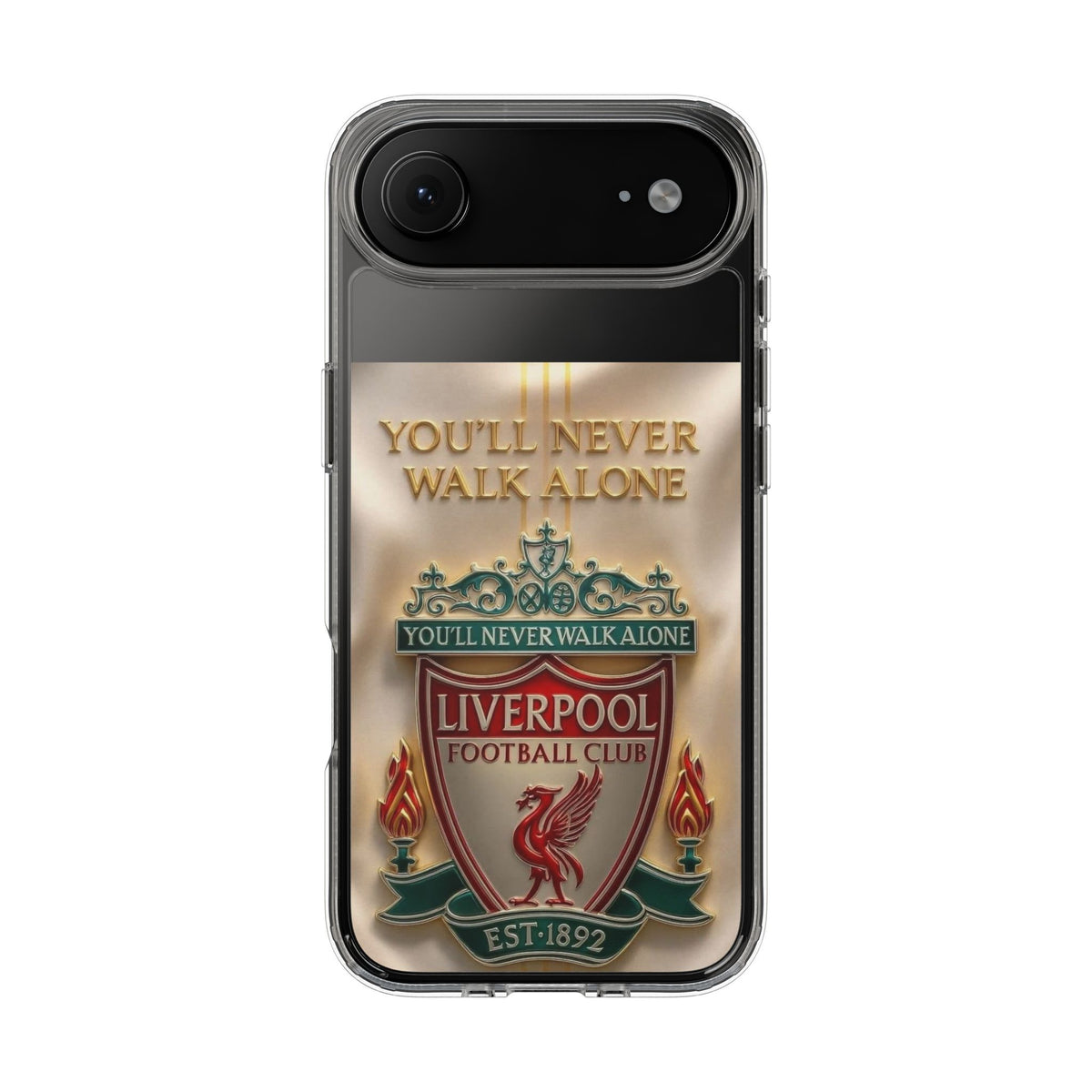 Liverpool FC 'You'll Never Walk Alone' Clear Phone Case