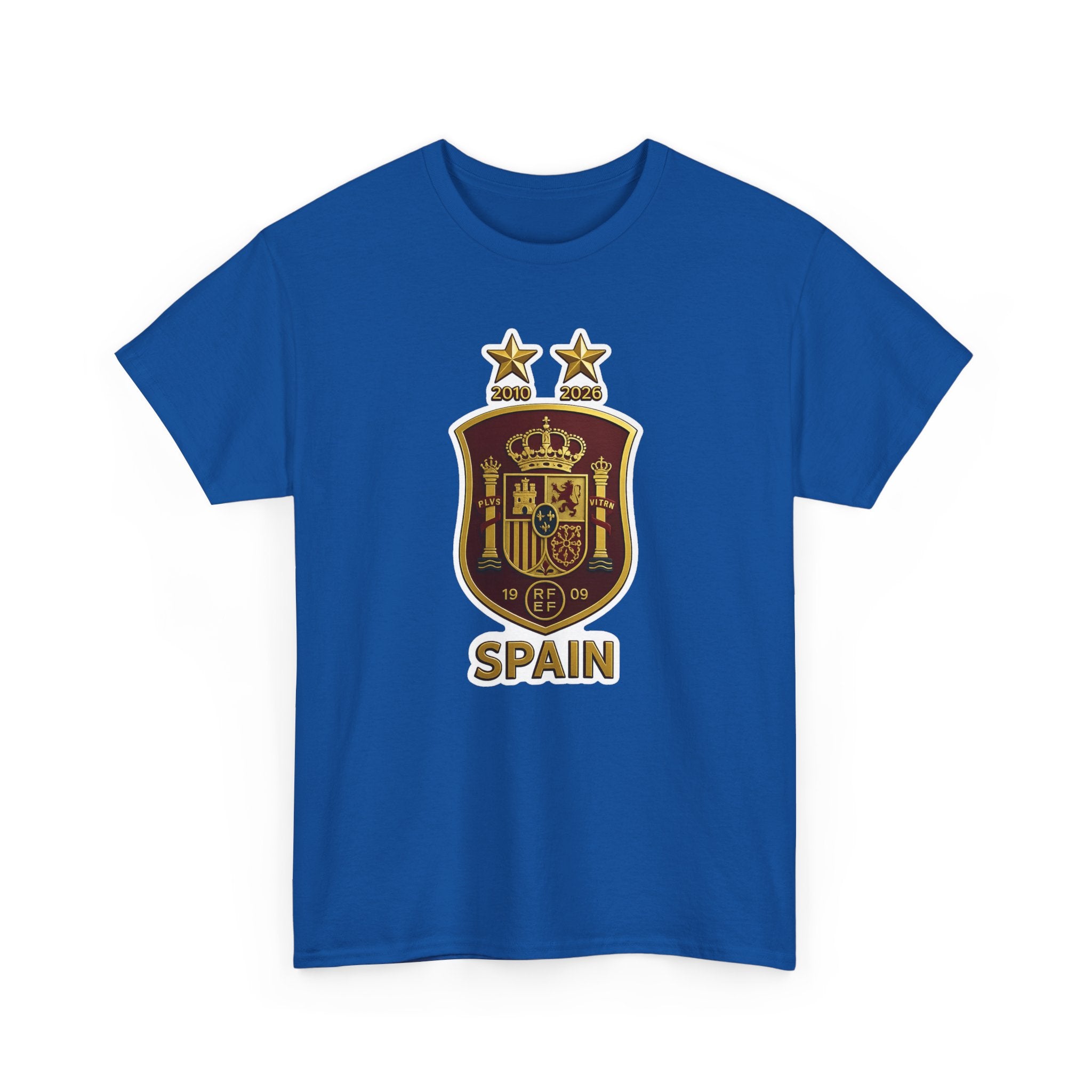 Spain Crest T-Shirt — Vintage Spanish Soccer Shield Tee