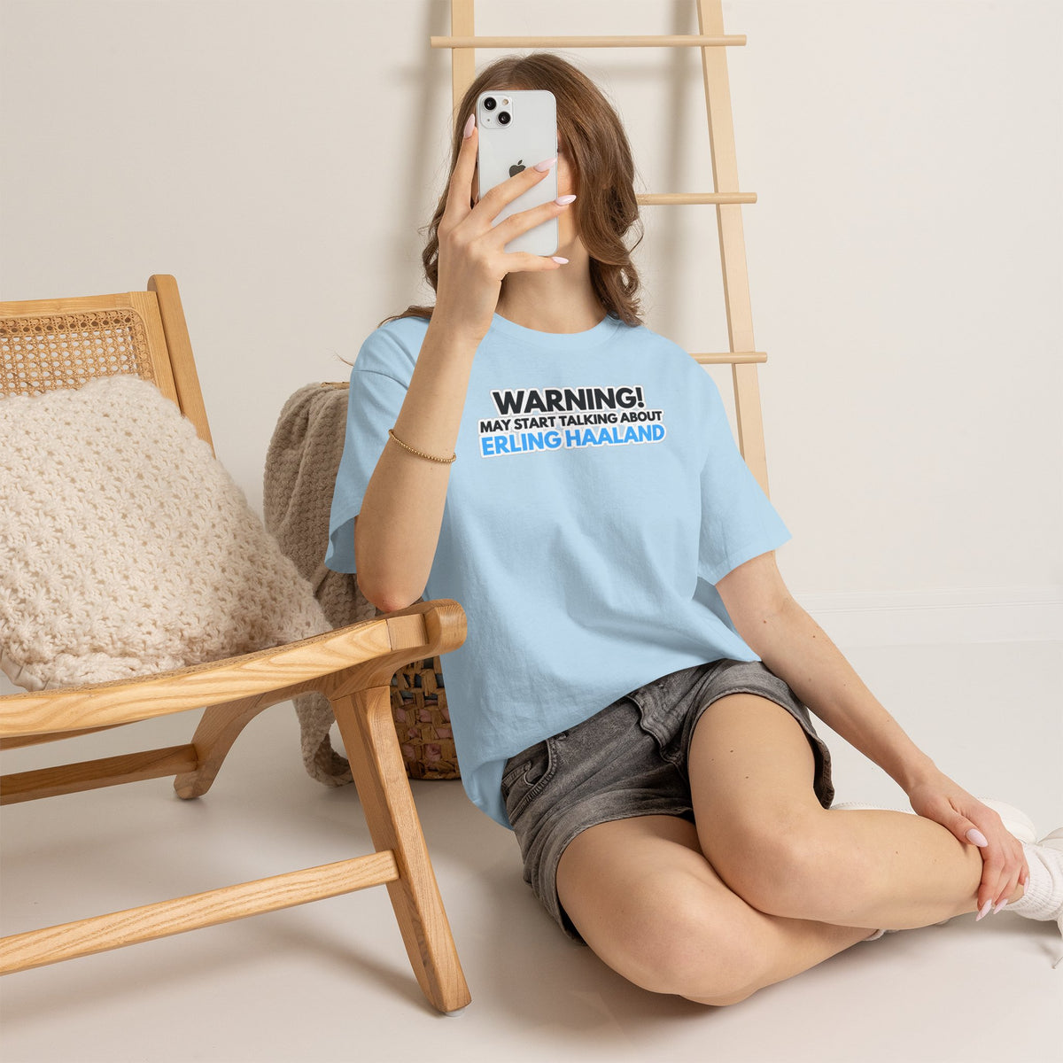 Warning! May Start Talking About Erling Haaland T-Shirt