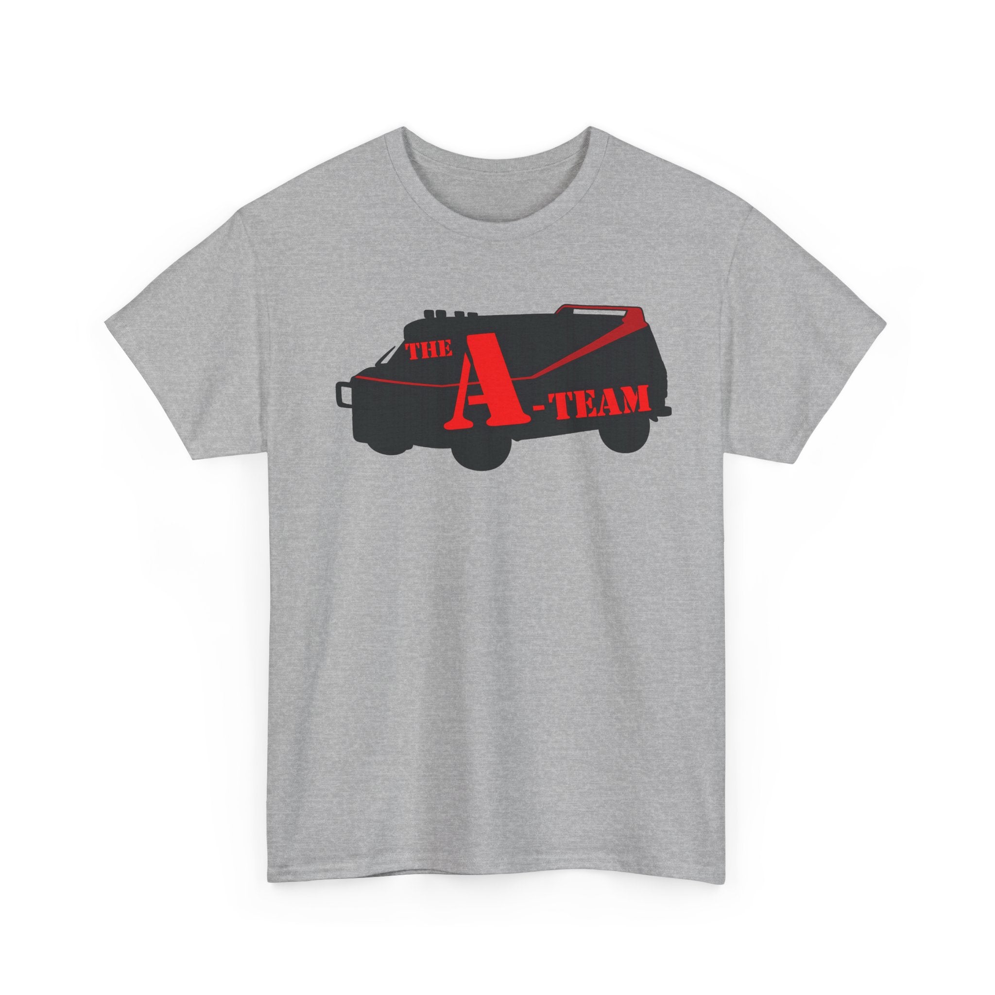 A-Team Van Graphic Tee — Retro Action TV Logo T-Shirt