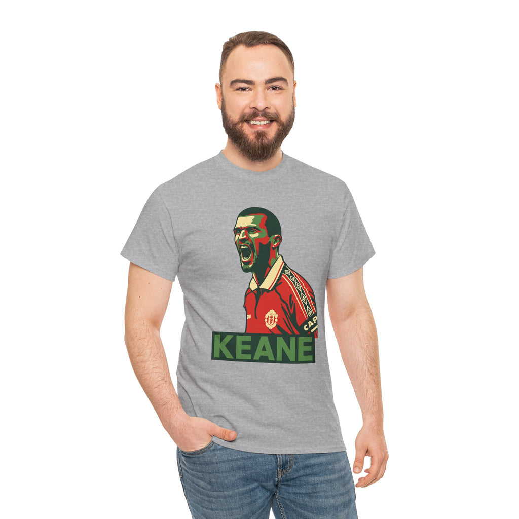 Roy Keane Retro Soccer Tee - Iconic Football Legend Graphic Shirt