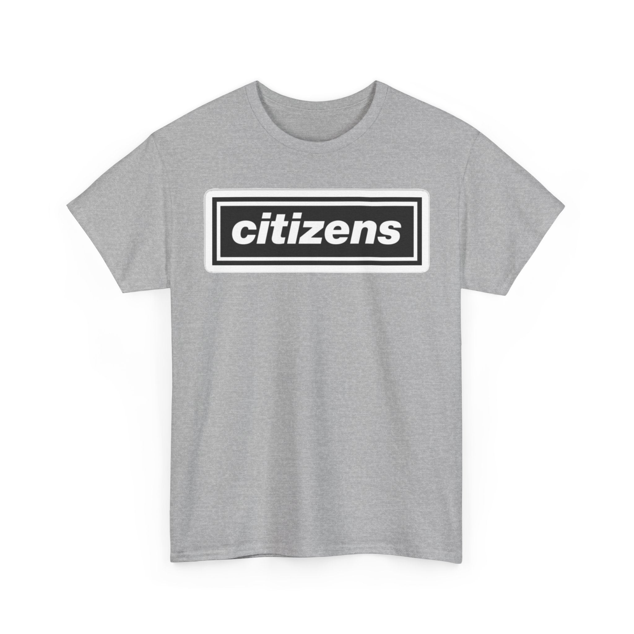 Citizens Manchester City Logo T-Shirt — Minimal Retro Box-Logo Tee