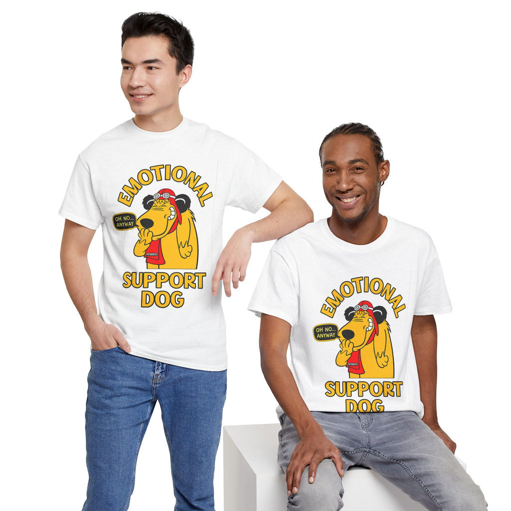 Emotional Support Dog T-Shirt — Cute Cartoon Comfort Pup Tee