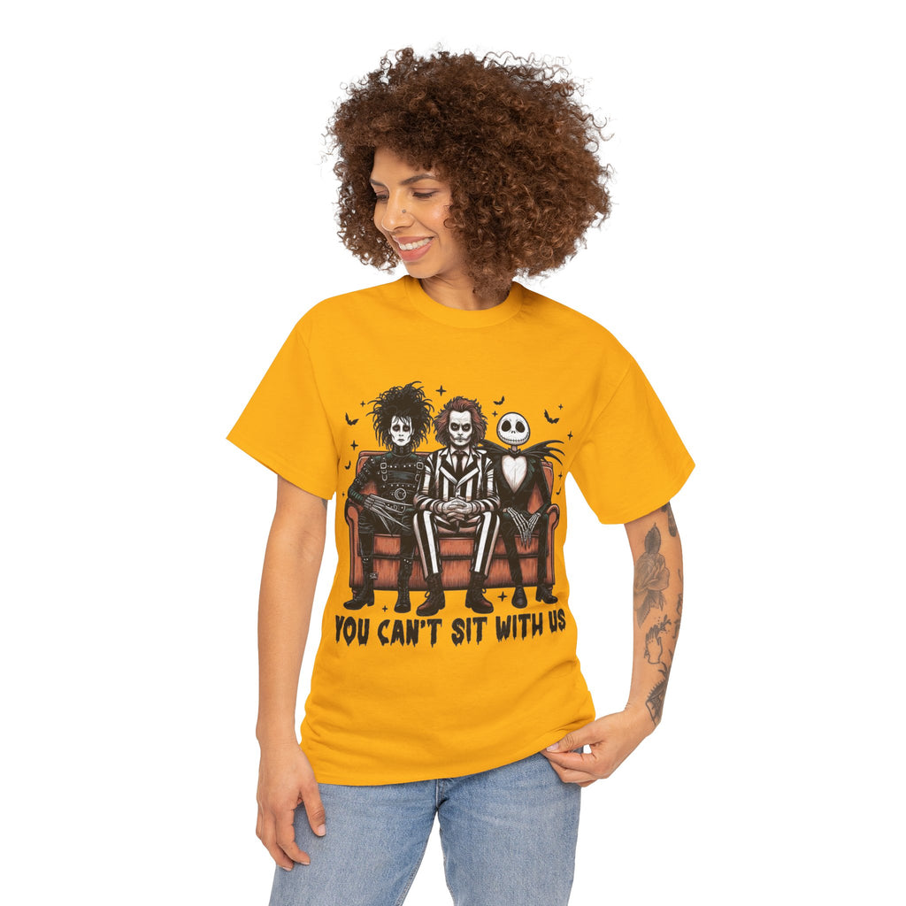 Johnny Depp Graphic Tee — 'You Can't Sit With Us' Halloween Horror Trio T-Shirt
