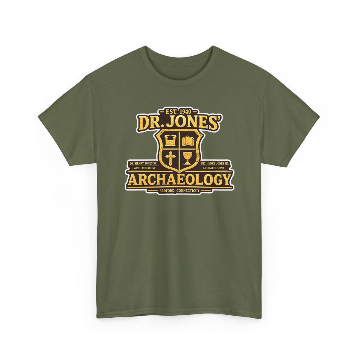 Dr. Jones Archaeology Vintage Adventure Cotton T-Shirt