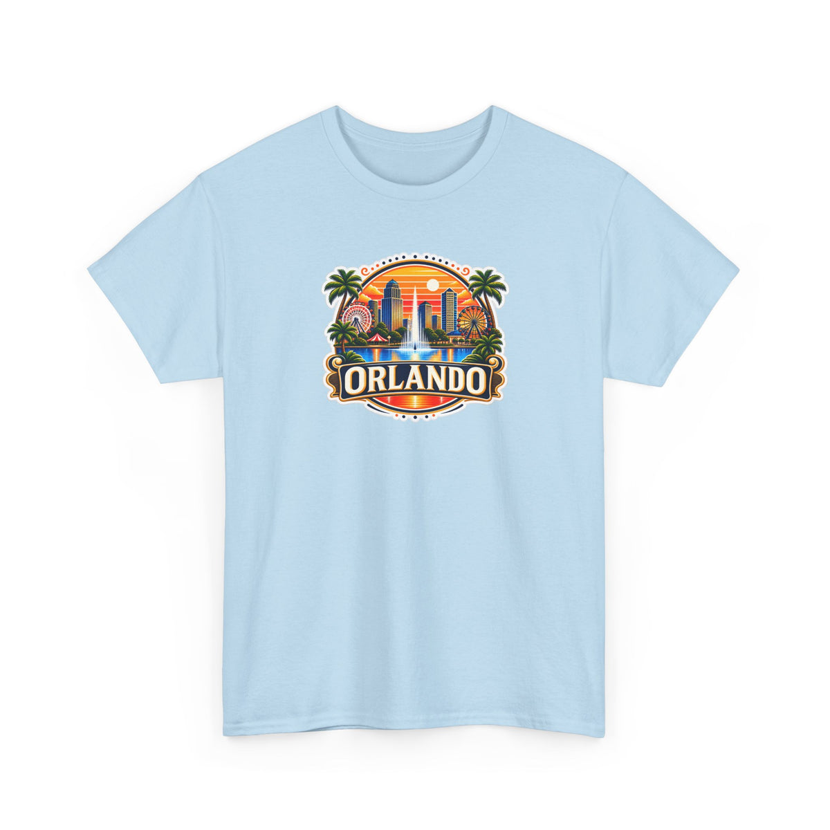 Orlando Sunset Logo Cotton T-Shirt