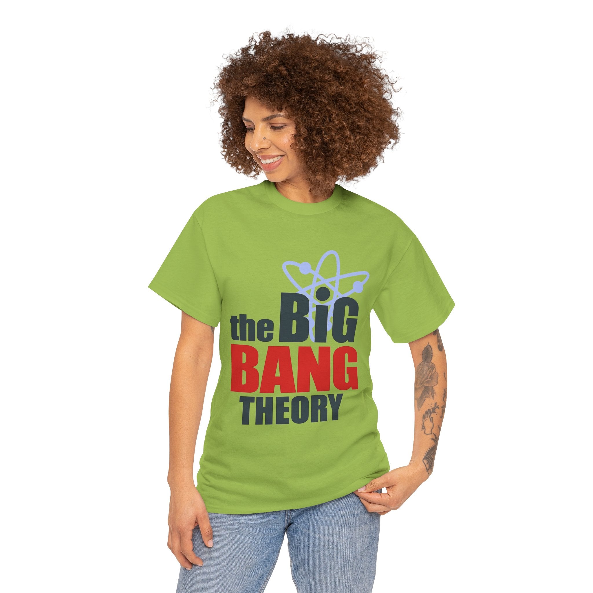 Big Bang Theory Unofficial Logo Tee — Retro Sci‑Fi TV Show T‑Shirt
