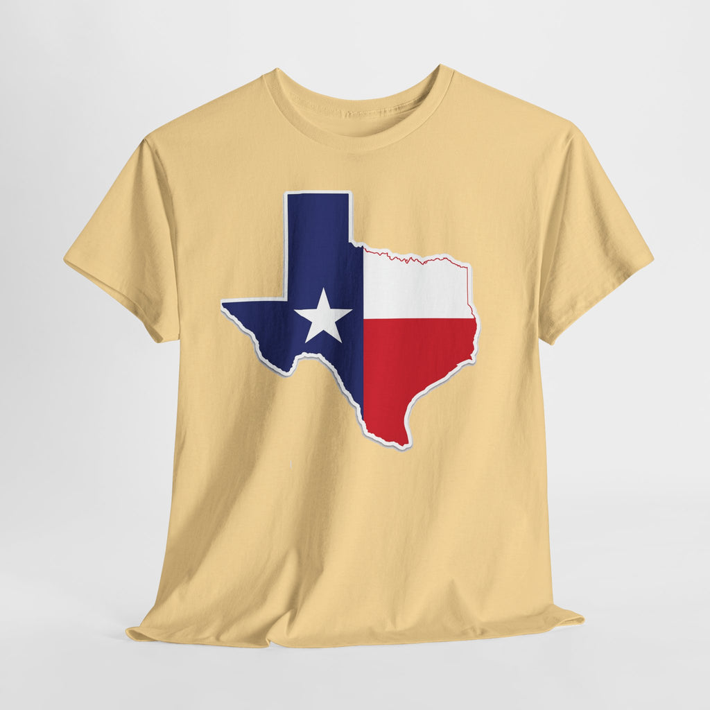 Texas Flag Outline T-Shirt — Lone Star State Pride Tee