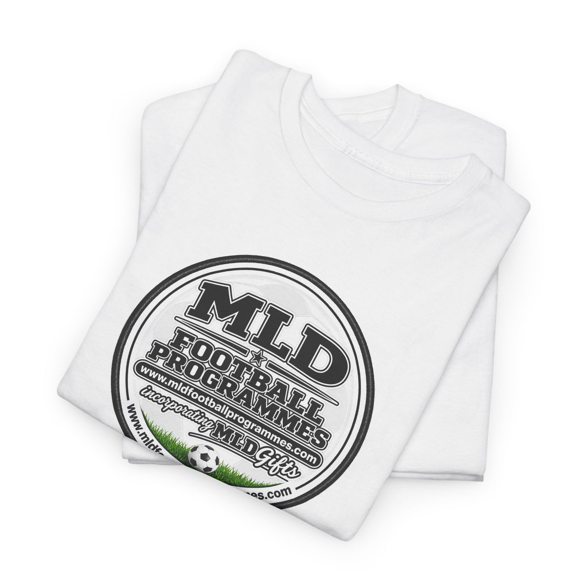 MLD Football Programmes Vintage Logo Cotton T-Shirt