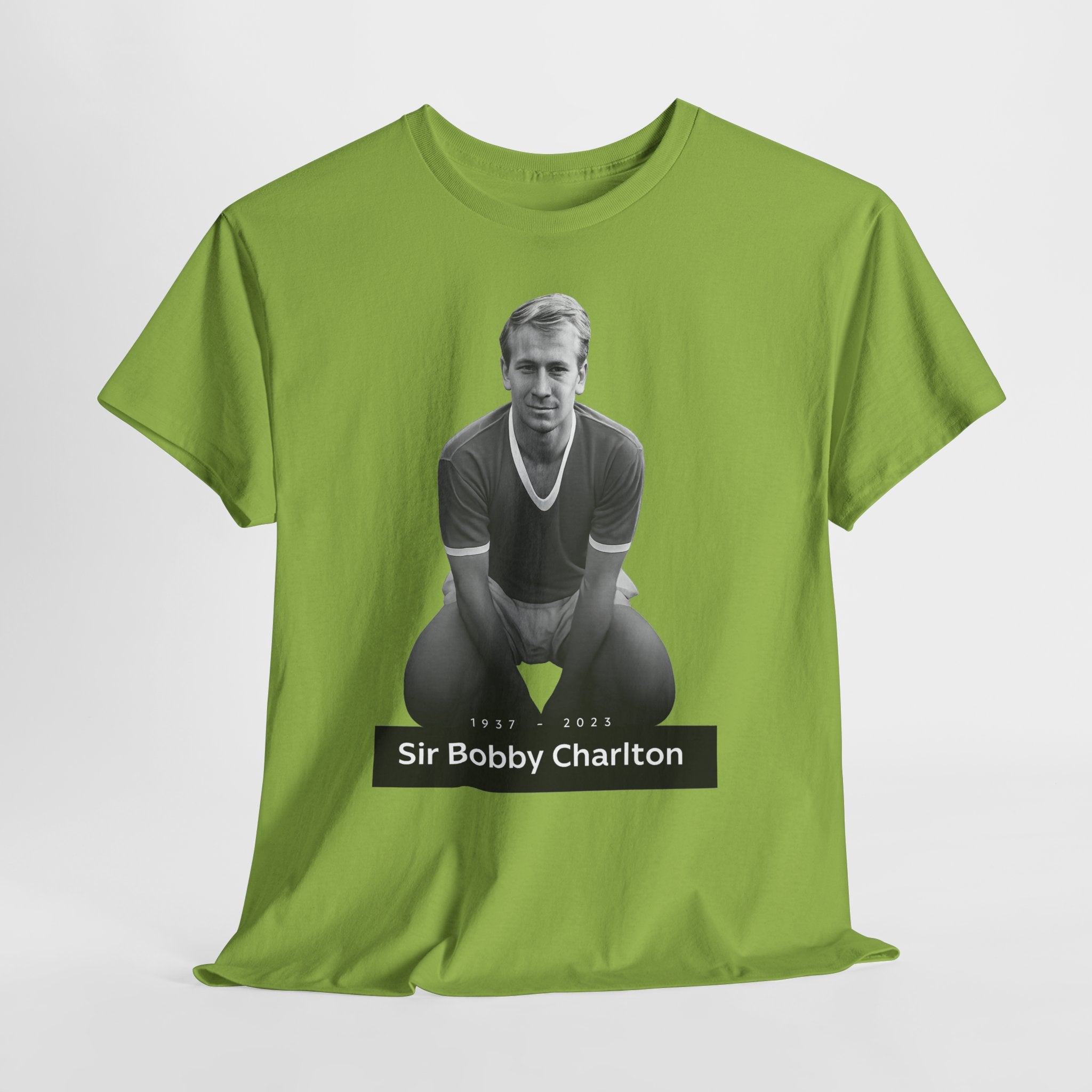Sir Bobby Charlton Football Legend Cotton T‑Shirt