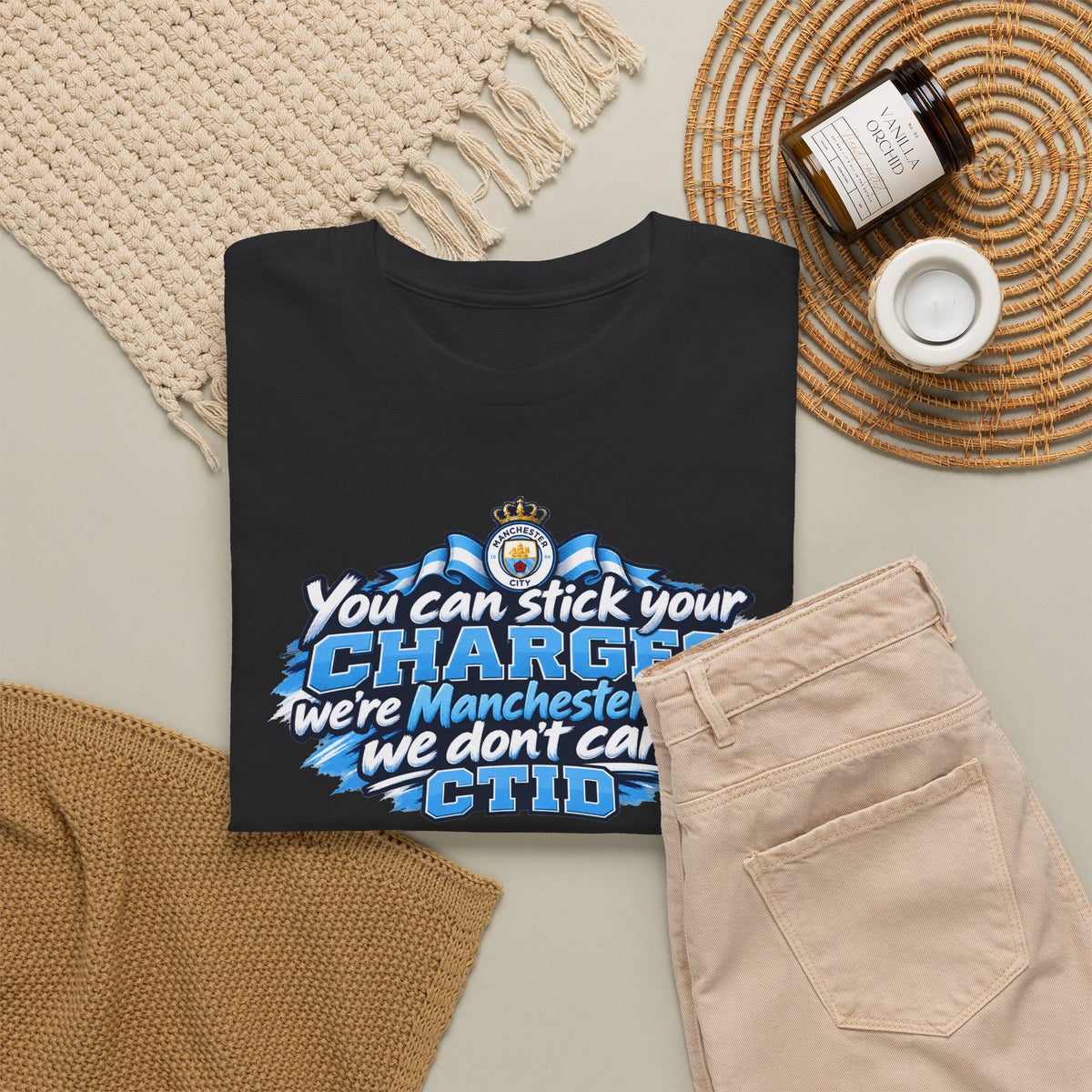 Manchester City Fan T‑Shirt — "You Can Stick Your Charges" CTID Football Tee