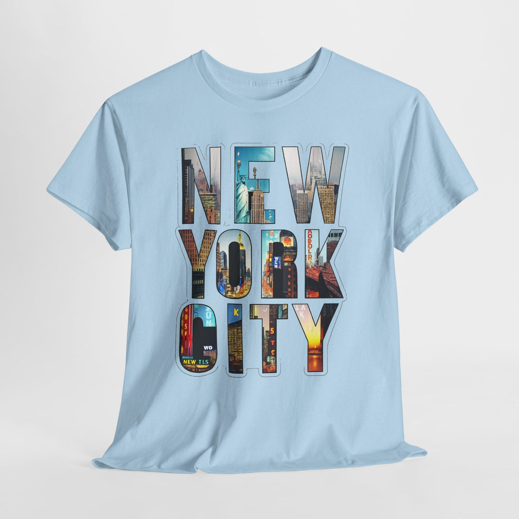 New York City Photo-Block Tee — Vintage Skyline Graphic T-Shirt