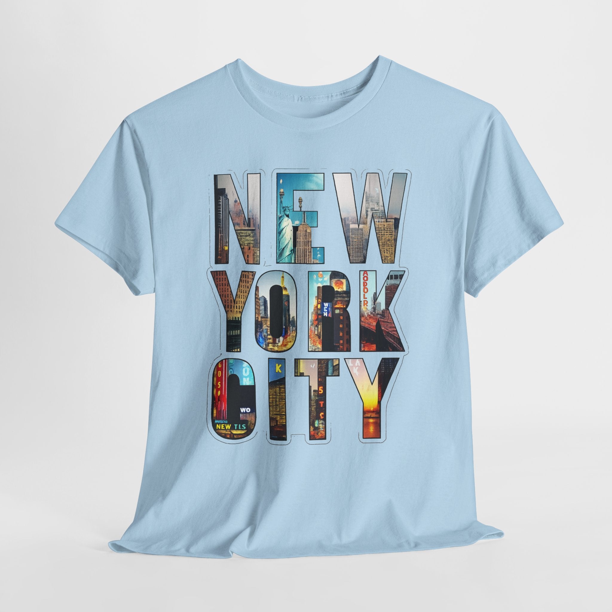 New York City Photo-Block Tee — Vintage Skyline Graphic T-Shirt