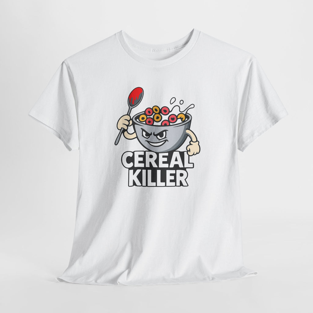 Cereal Killer Graphic Tee — Funny Breakfast Cartoon T‑Shirt