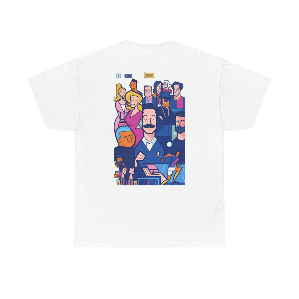 Ted Lasso Inspired Graphic Tee — Retro Team Illustration