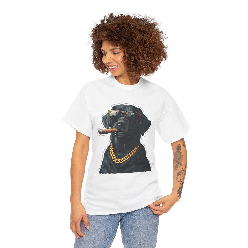 Cool Rottweiler Smoking Cigar Graphic Tee — Dog Lover Streetwear