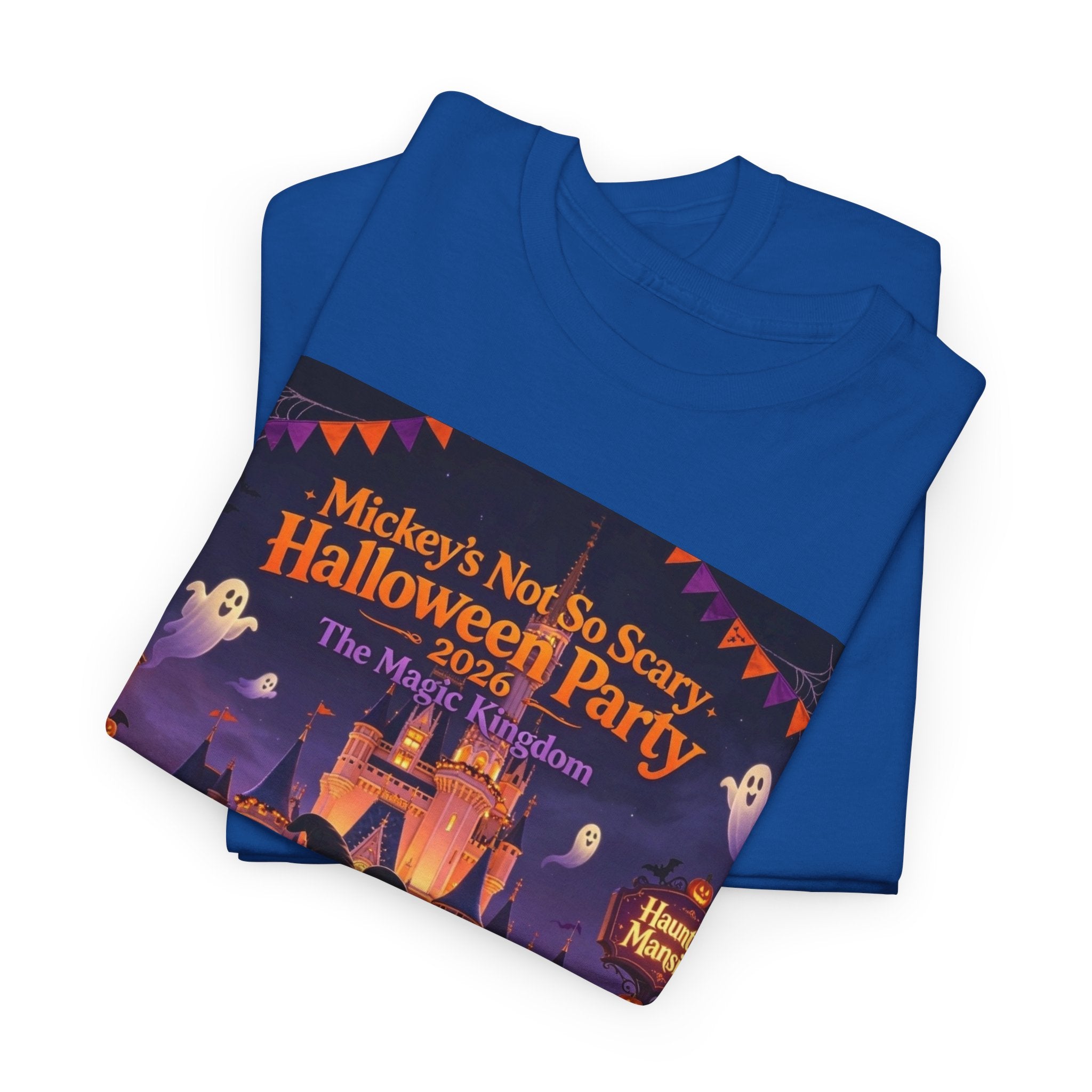 Halloween Mickey T-Shirt — "Not So Scary Halloween Party" Castle Graphic Tee