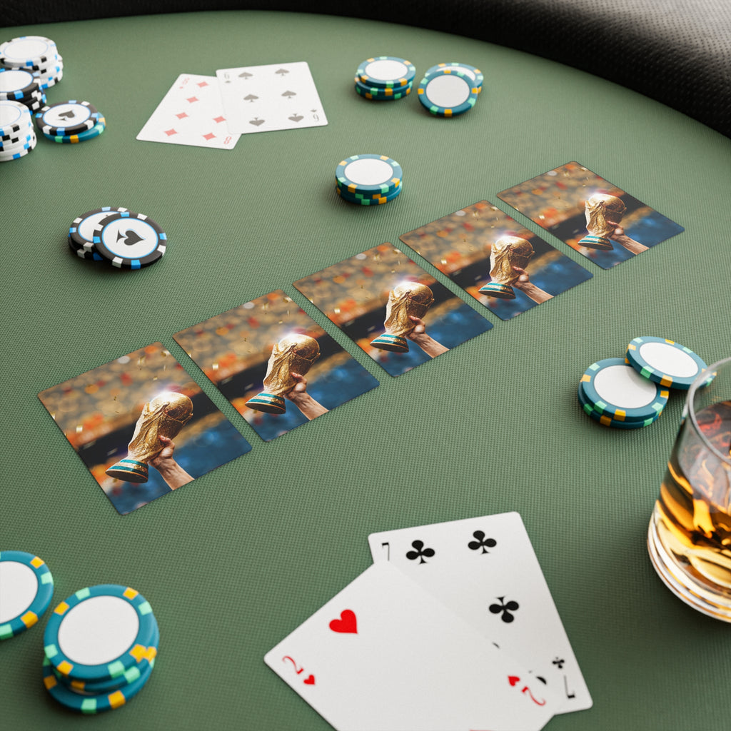 World Cup Trophy Playing / Poker Cards