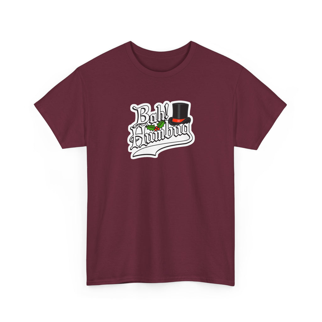 Bah Humbug Christmas Graphic Cotton T-Shirt / Tee