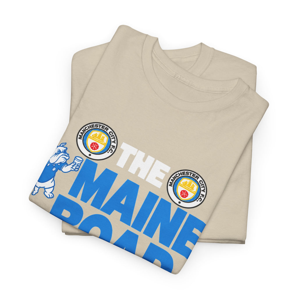 Maine Road Massacre Retro Cotton T-Shirt — Man City 5 vs Man Utd 1 Retro September 1989 Derby T‑Shirt