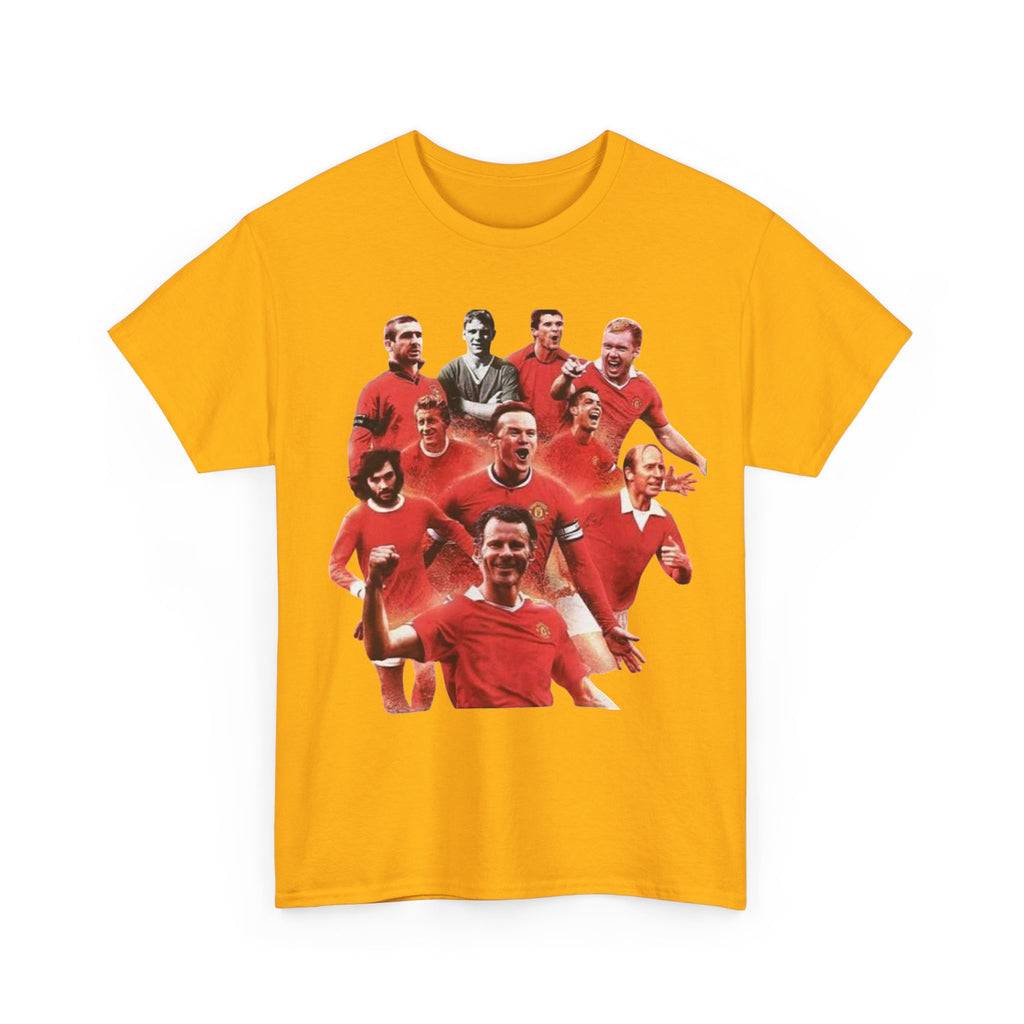 Manchester United Legends T‑Shirt — Retro Team Collage Football Tee