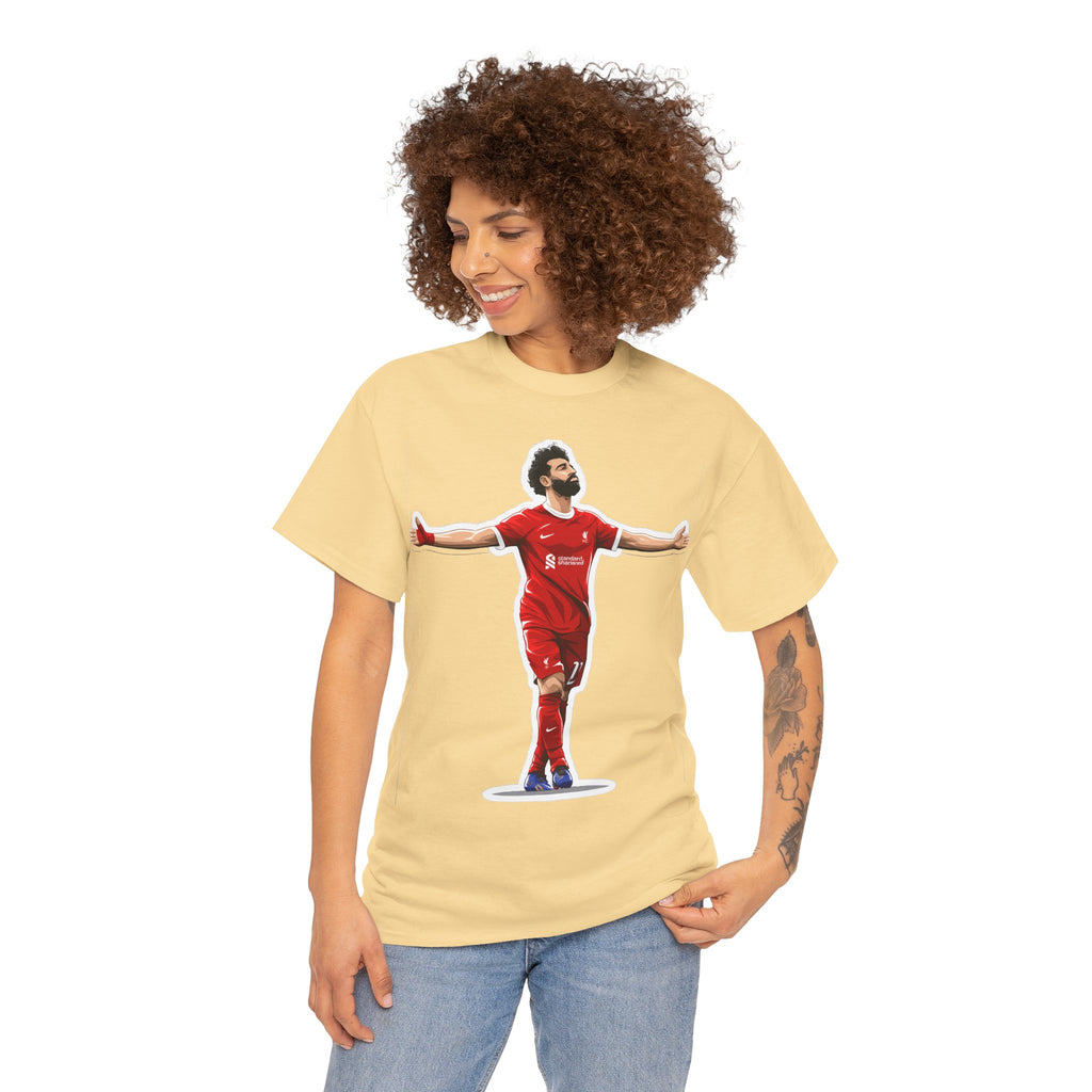 Mo Salah Celebration Tee — Liverpool Graphic T-Shirt