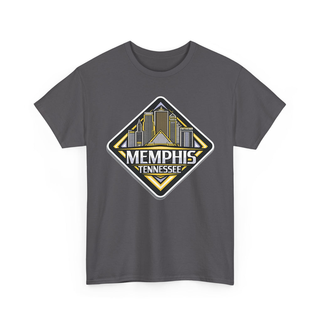 Memphis Tennessee Skyline T‑Shirt — Retro City Badge Tee