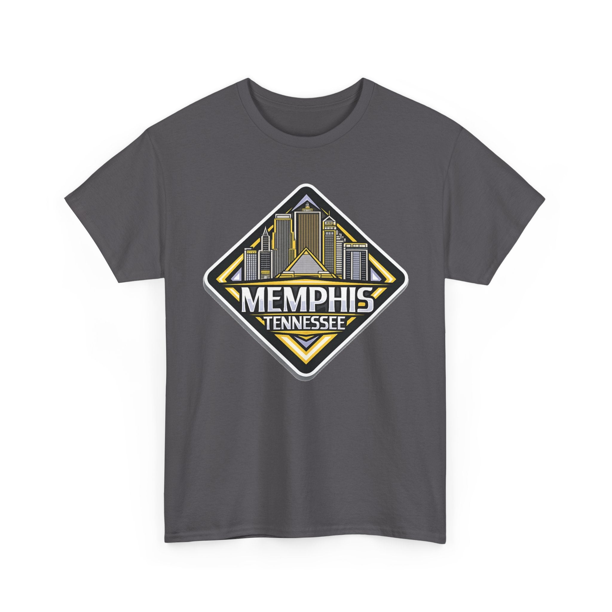 Memphis Tennessee Skyline T‑Shirt — Retro City Badge Tee