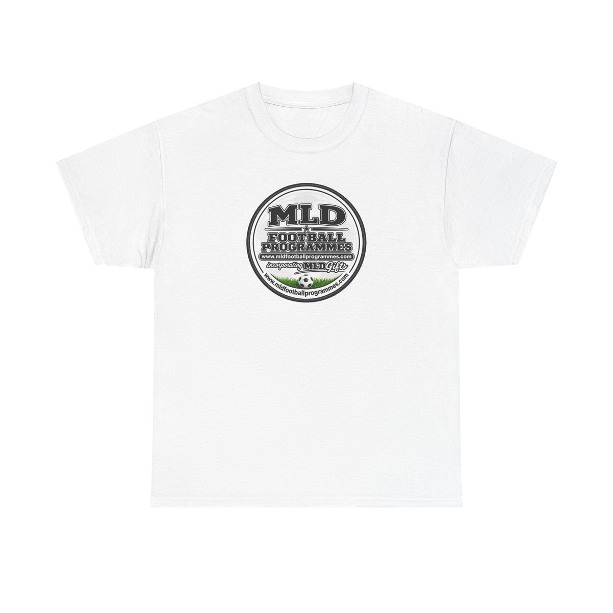 MLD Football Programmes Vintage Logo Cotton T-Shirt