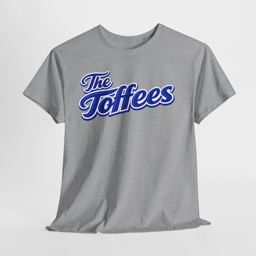 The Toffees Script Tee — Vintage Blue Logo T-Shirt