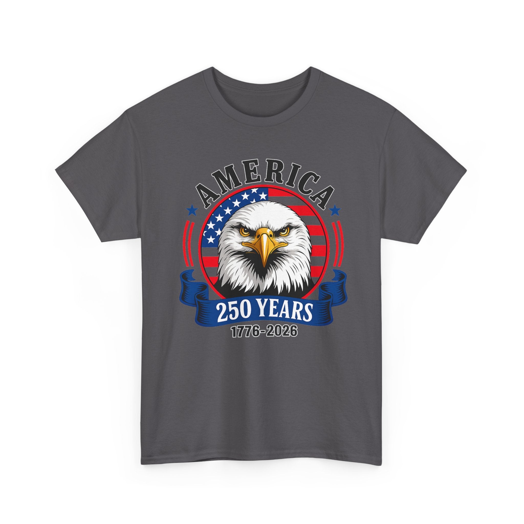 America 250 Years T-Shirt – Bald Eagle 1776–2026 Patriotic Tee