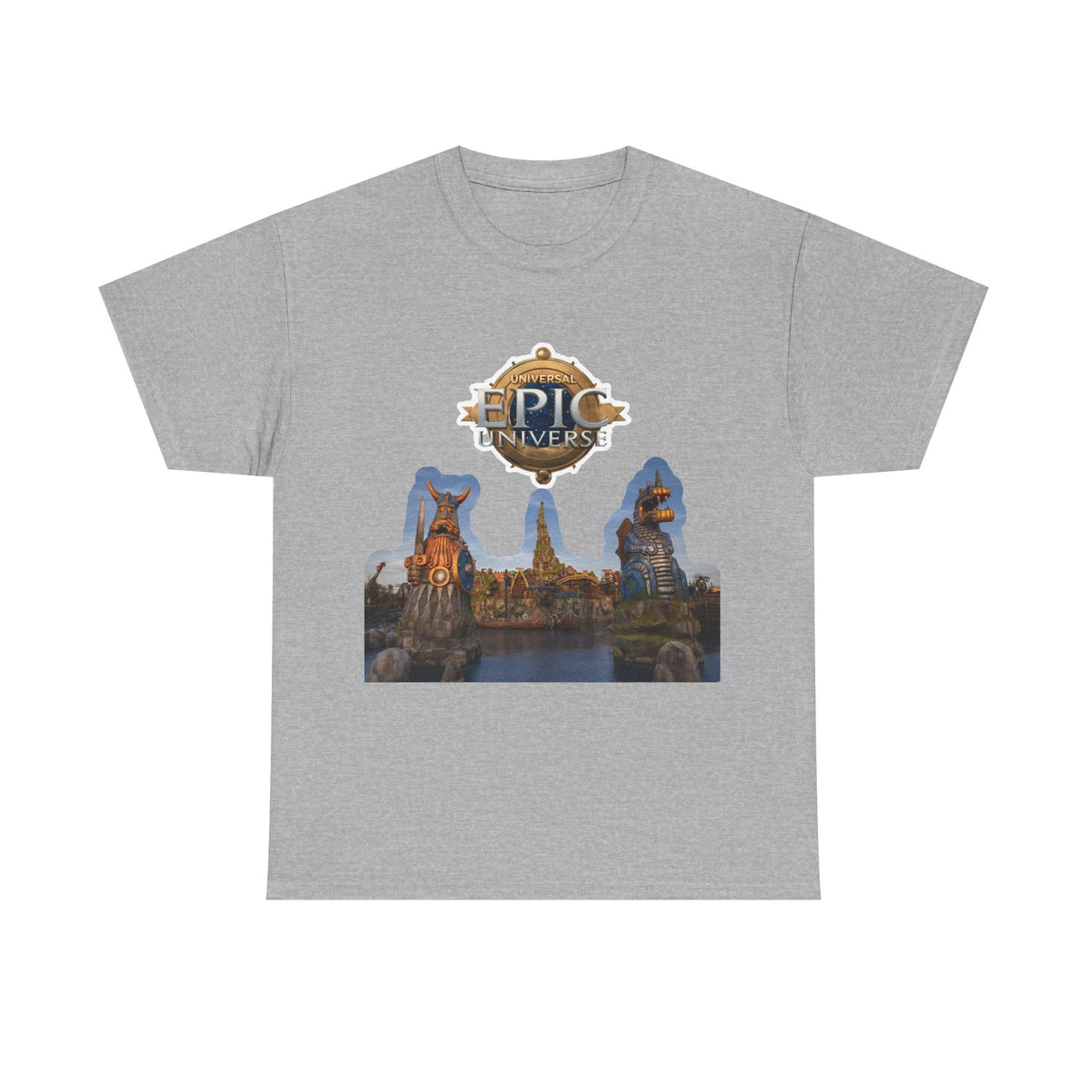 Epic Universe Theme Park T‑Shirt — Iconic Entrance Graphic Tee