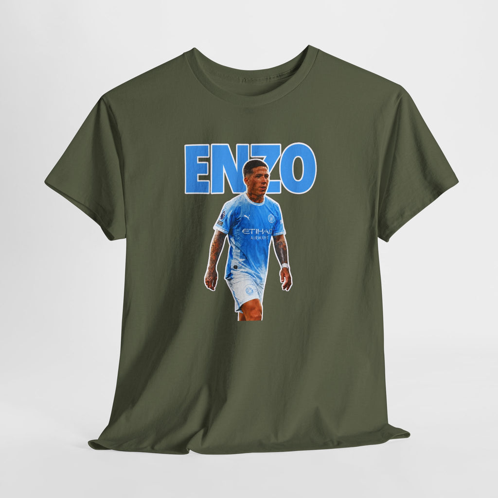 Enzo Fernandez Manchester City Inspired Cotton T-Shirt