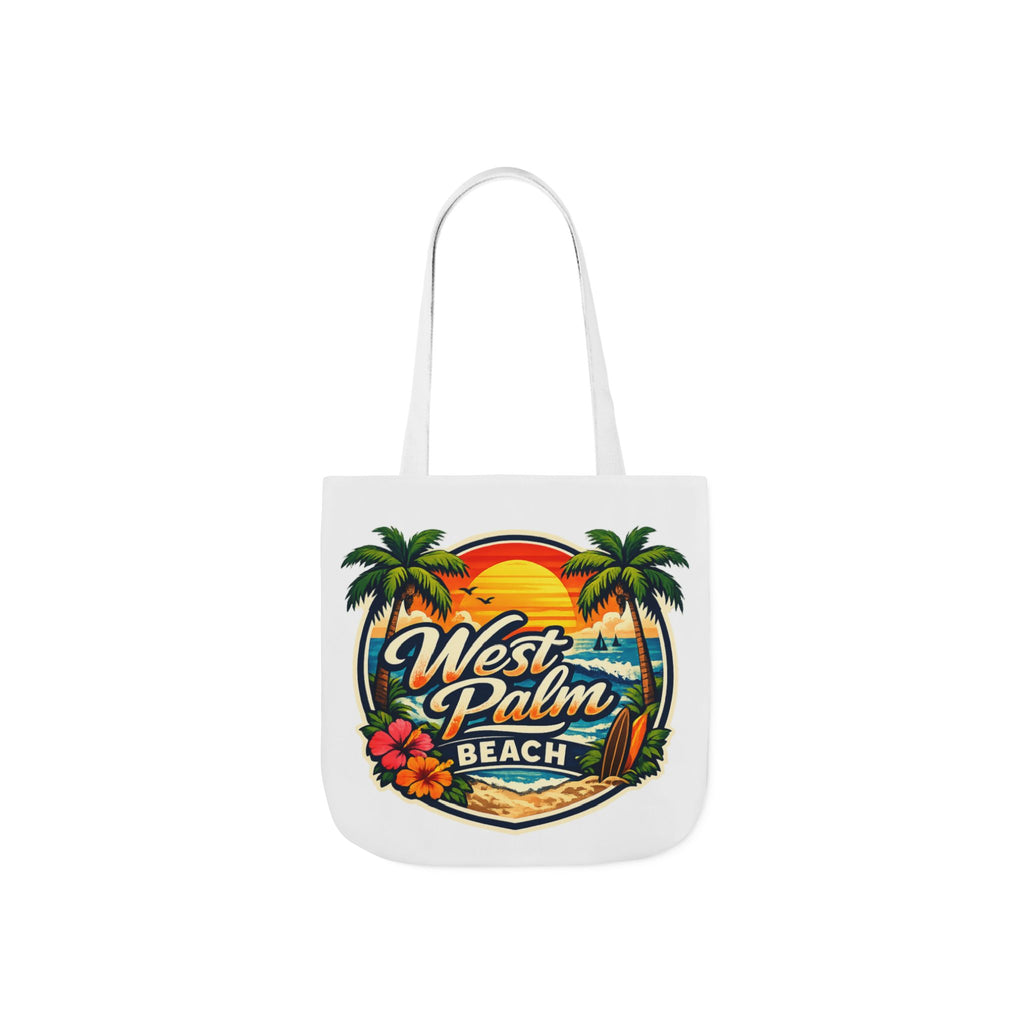 West Palm Beach Vintage Sunset Tote
