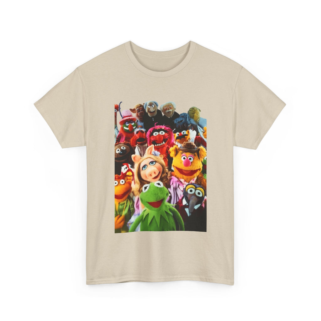 Muppets Puppet Ensemble Graphic Tee — Fun Family Cartoon Shirt