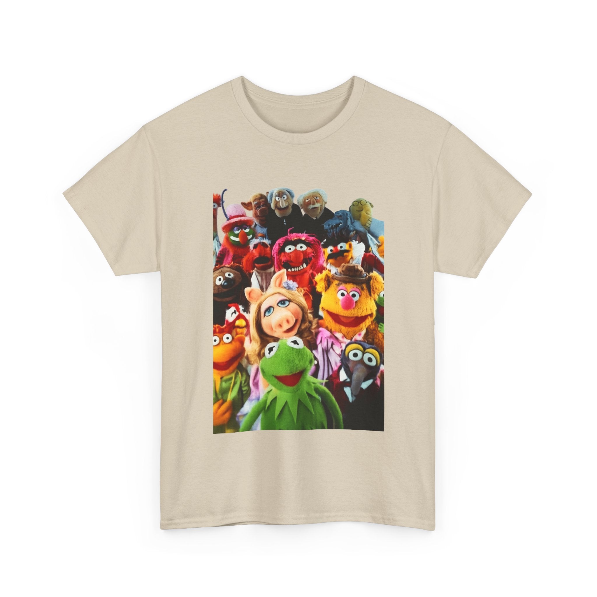 Muppets Puppet Ensemble Graphic Tee — Fun Family Cartoon Shirt