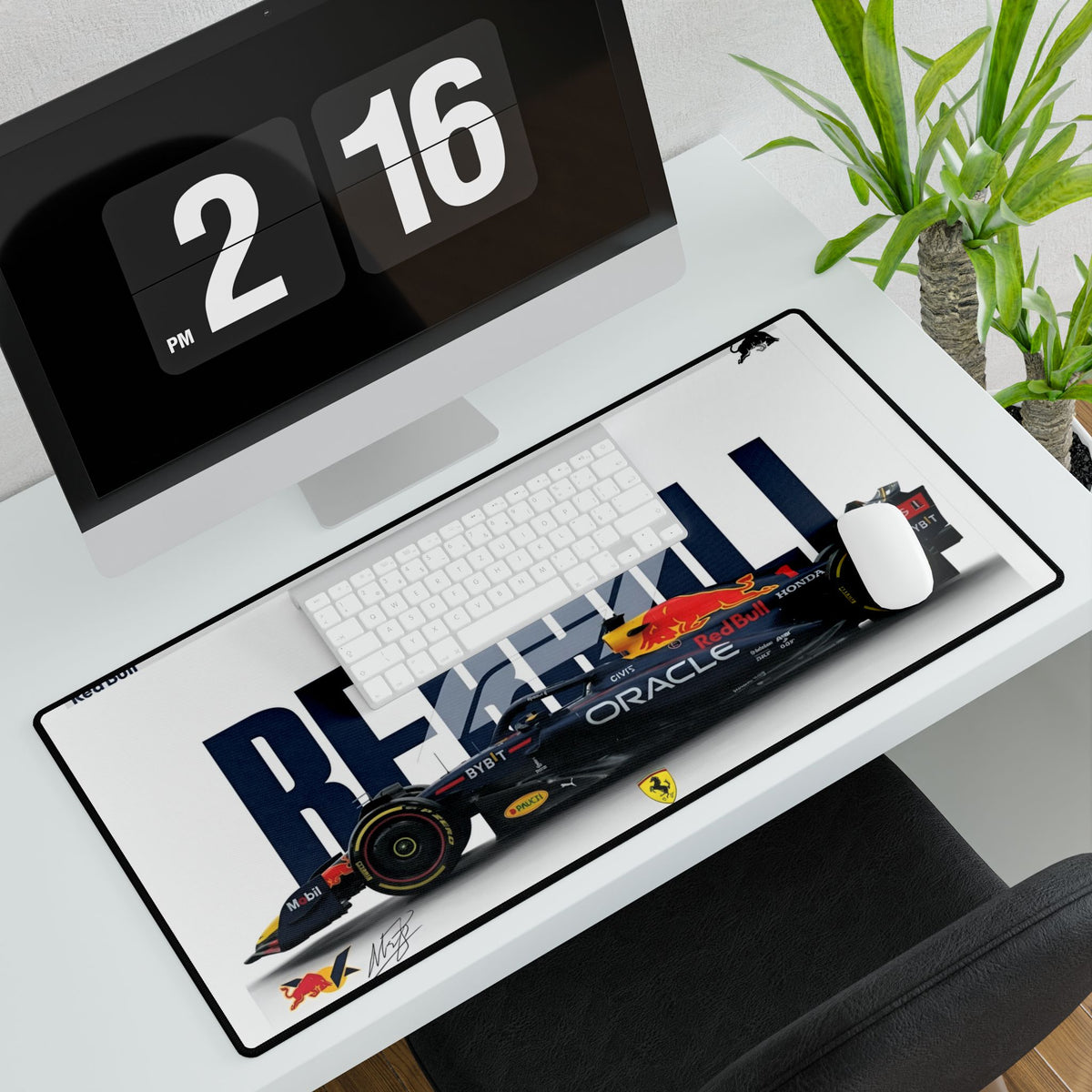 Red Bull Racing Formula 1 Desk Mat — Oracle Race Car Mouse Pad