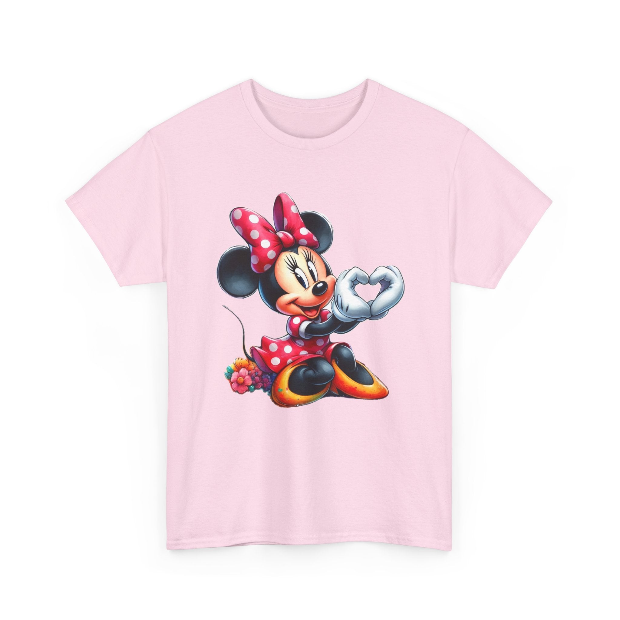 Minnie Mouse Character Heart Graphic Tee