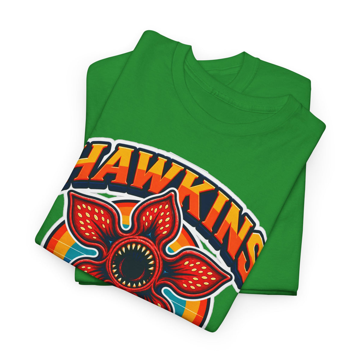 Hawkins Indiana 1983 Demogorgon Floral Cotton T-Shirt