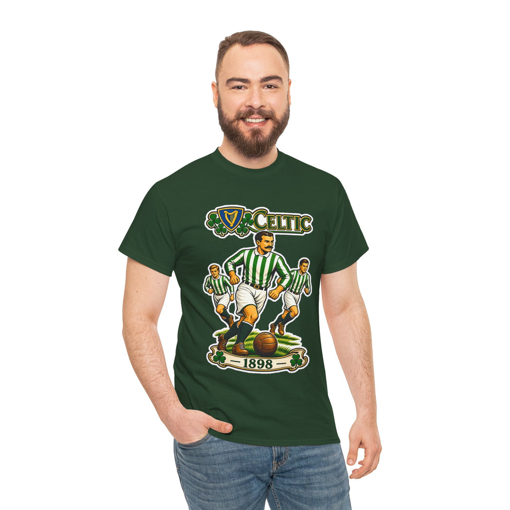 Celtic Football Retro Players Tee — 1898 Vintage Soccer Shirt