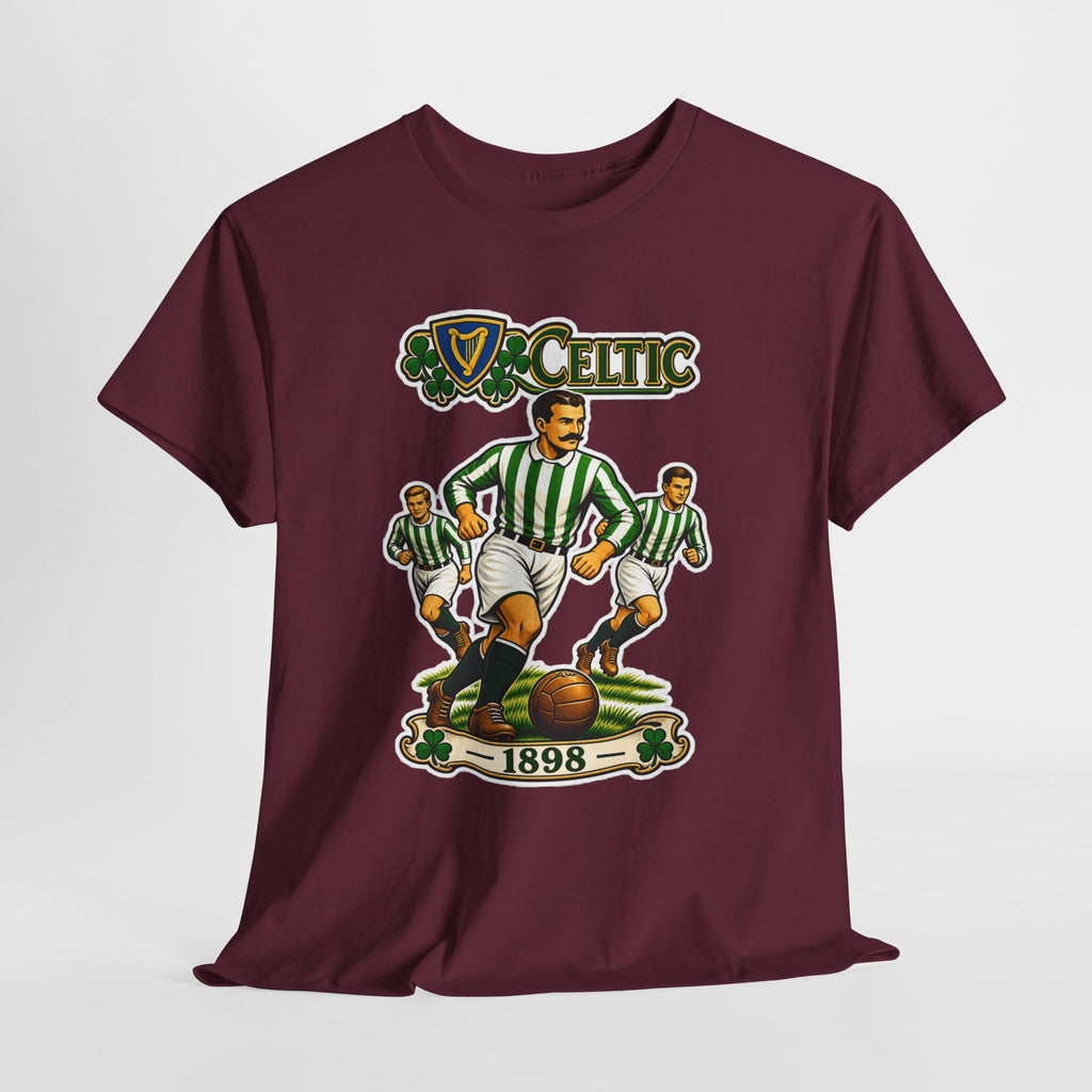 Celtic Football Retro Players Tee — 1898 Vintage Soccer Shirt
