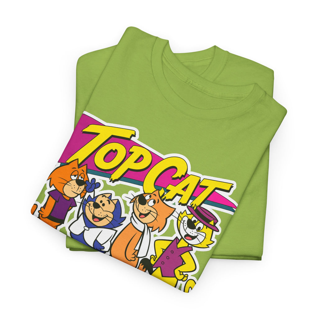 Top Cat Retro Cartoon Cotton T-Shirt / Tee