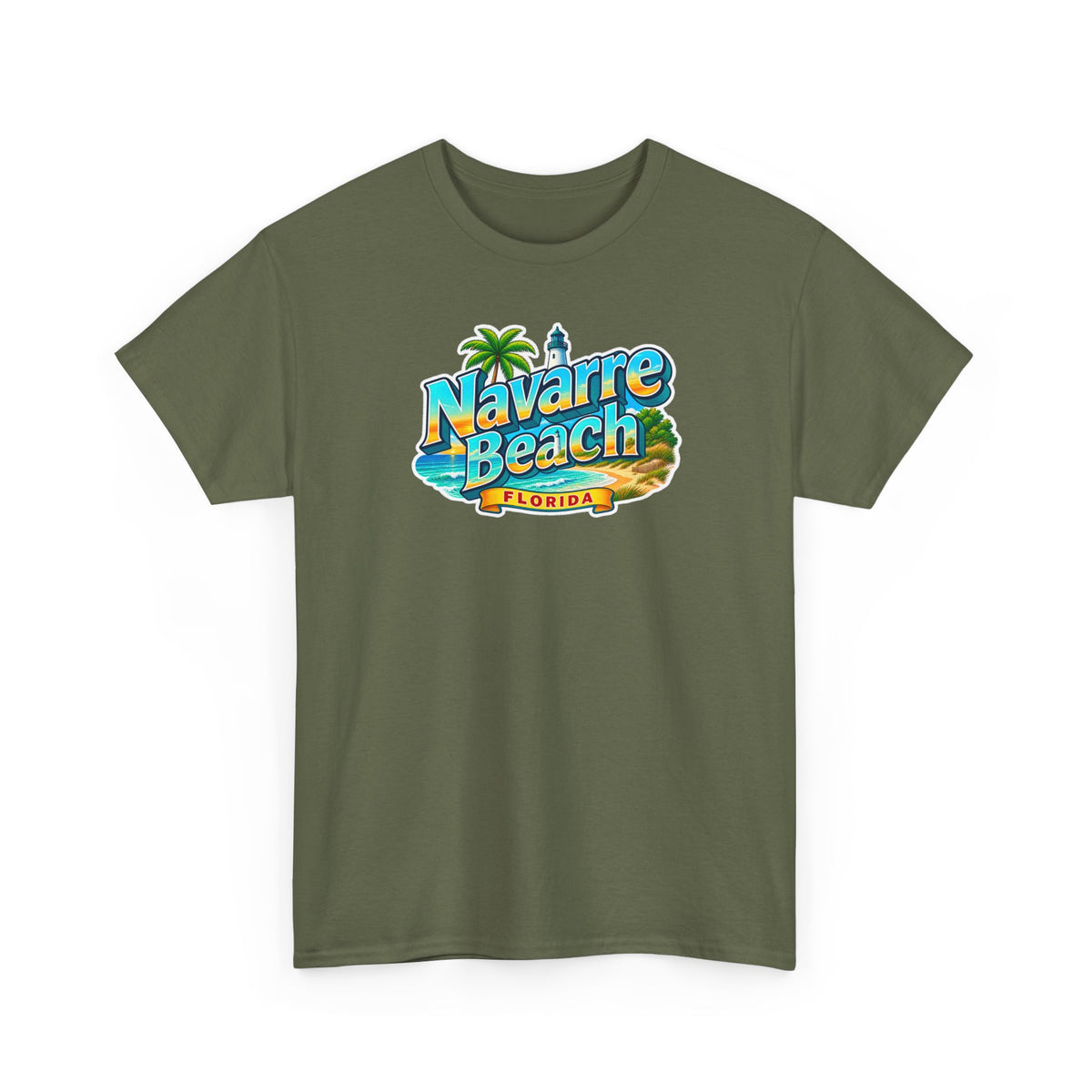 Navarre Beach Florida T-Shirt – Retro Tropical Vacation Tee