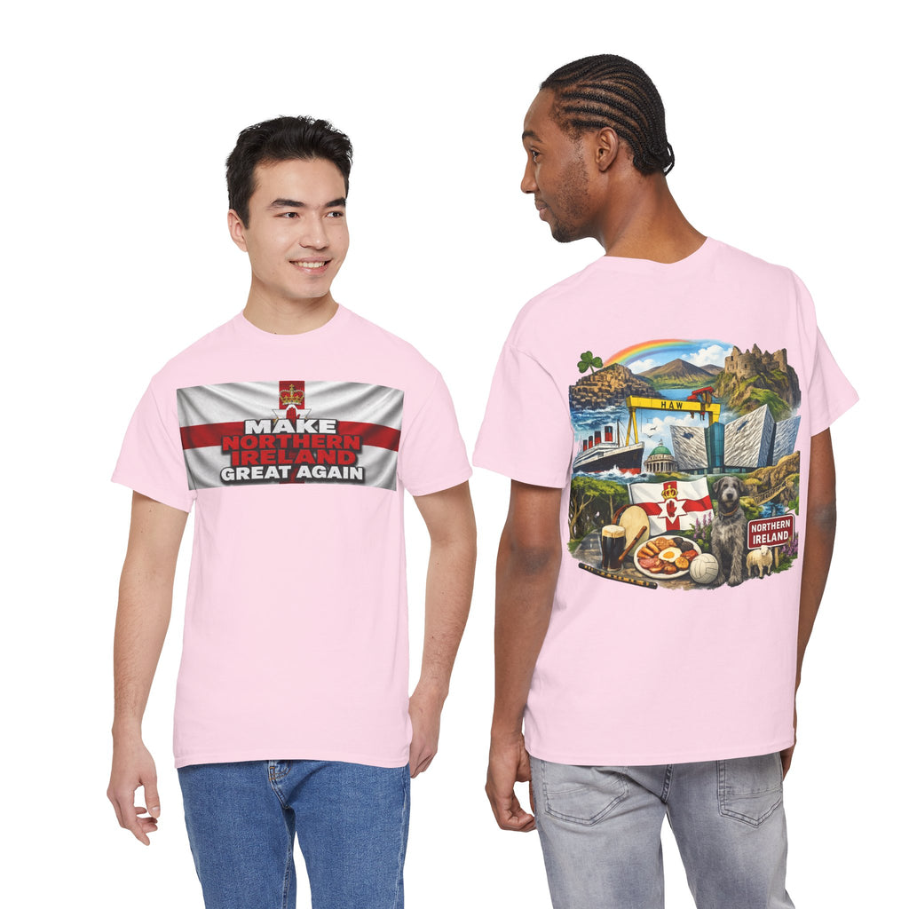 Northern Ireland Collage Tee — "Make Northern Ireland Great Again" Graphic T-Shirt
