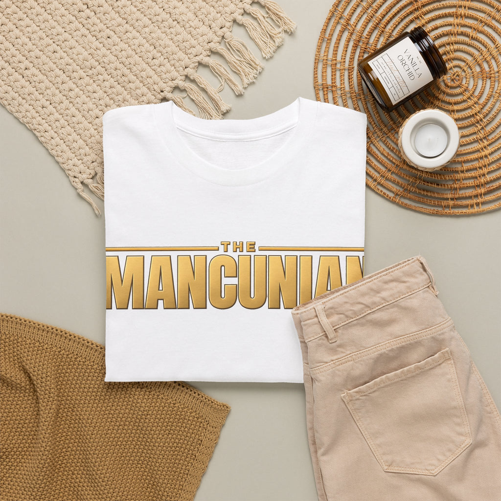 Mancunian Gold Logo Cotton T‑Shirt
